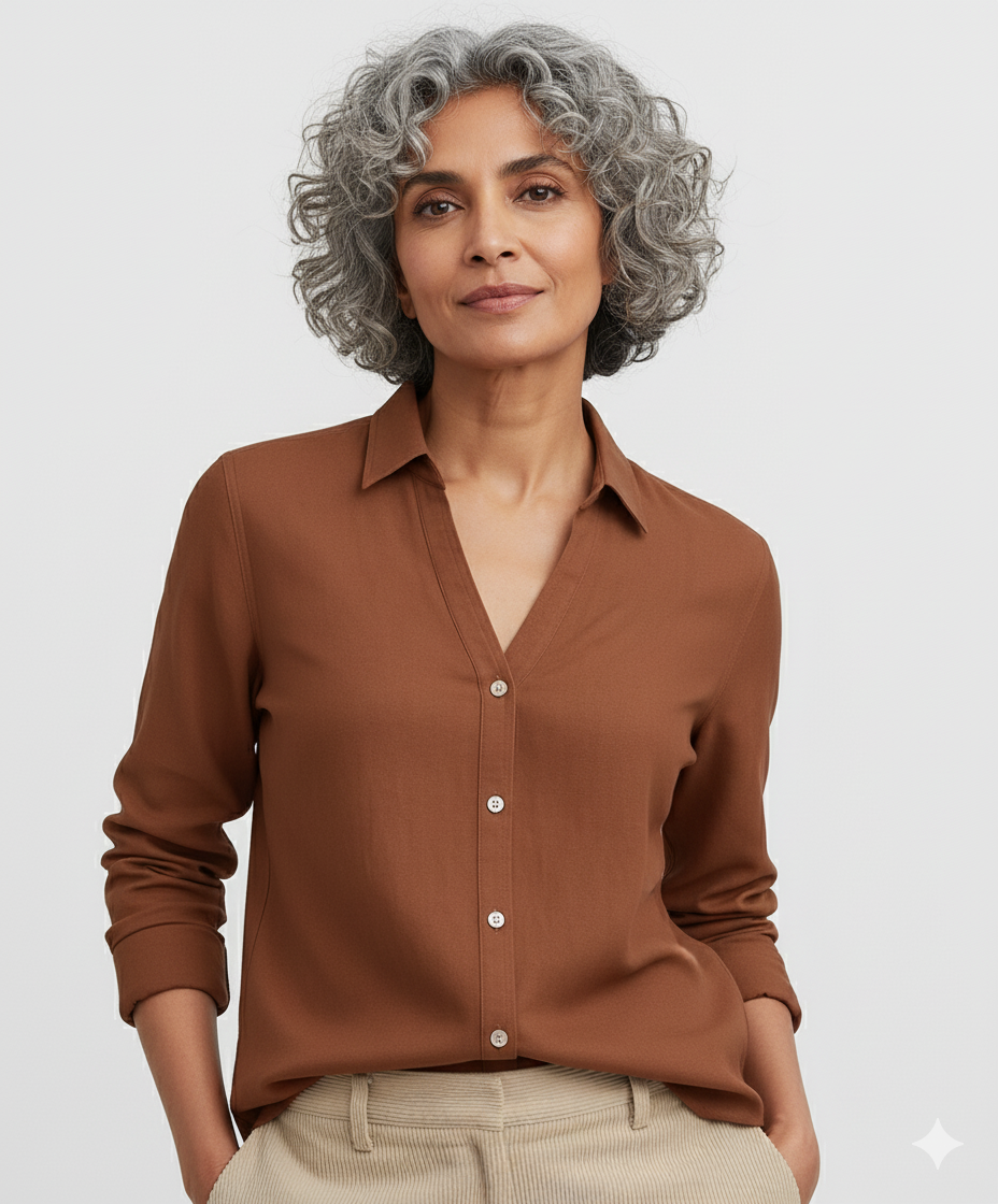 Terracotta Veil for Women