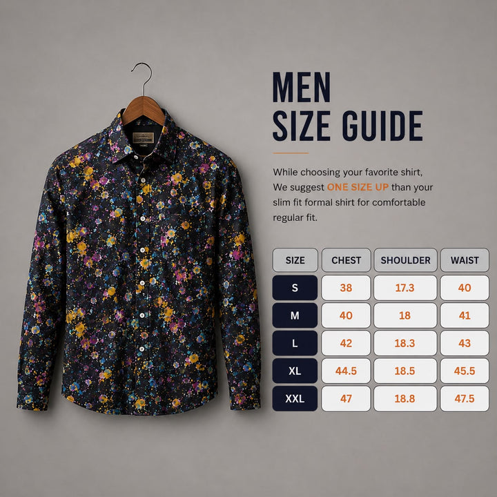 Cosmic Splatter Shirt for Men