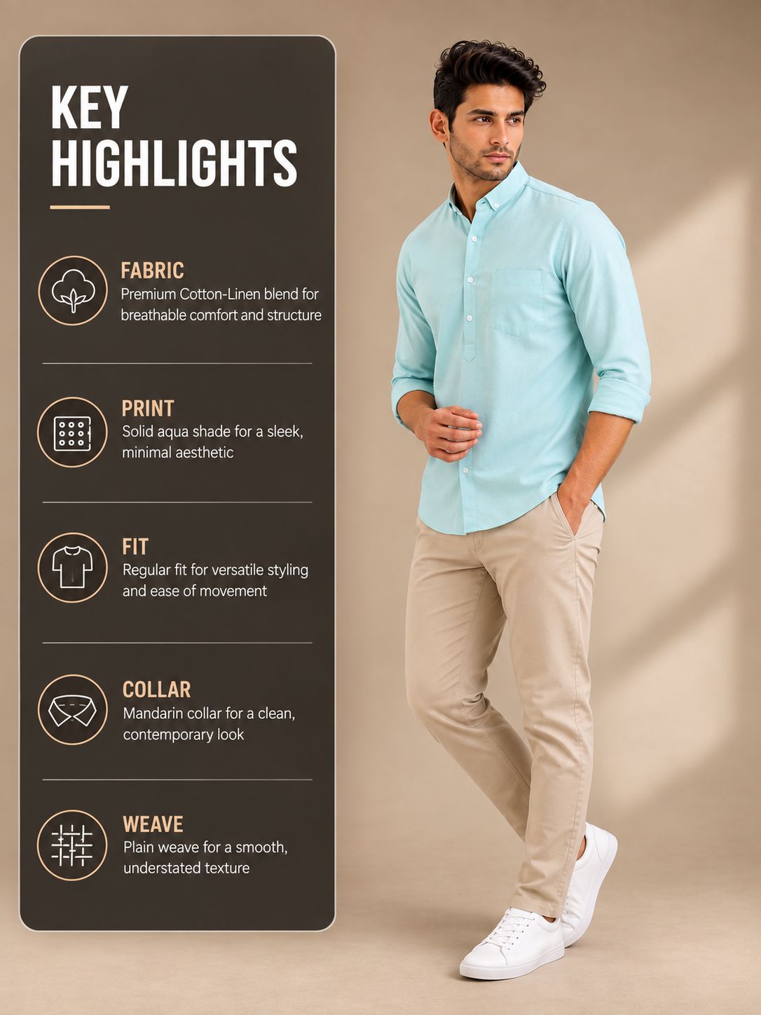 Ocean Hue Shirt for Men