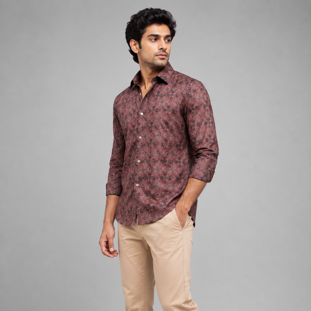 Rust Raaga Shirt for Men