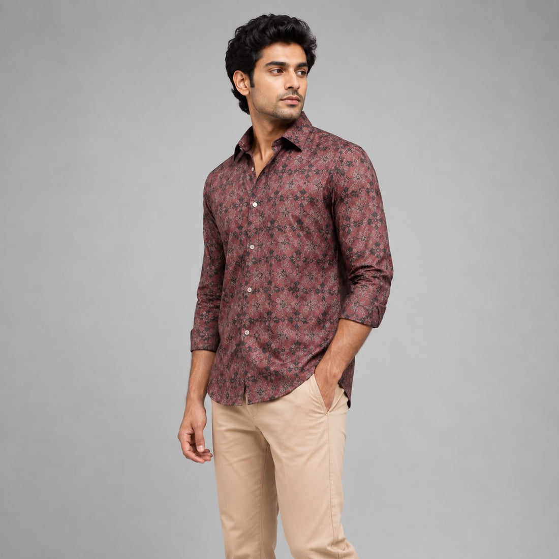 Rust Raaga Shirt for Men